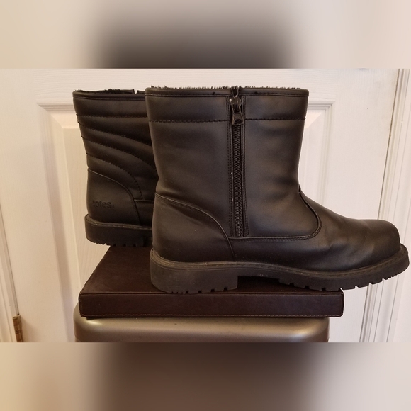 Totes Men's Snow Luke Winter Boots Zipper Weatherproof Commuter Size 9 - Picture 8 of 15